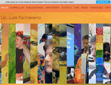 Tablet Screenshot of luisformaiano.com.ar